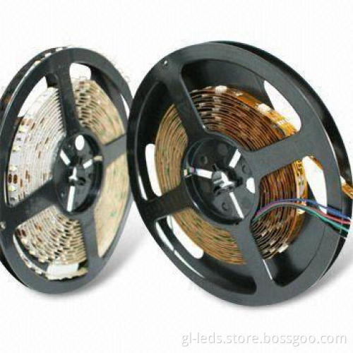 5050 LED Strip Light with 12 or 24V DC Input Voltage and 48/24W Maximum Power